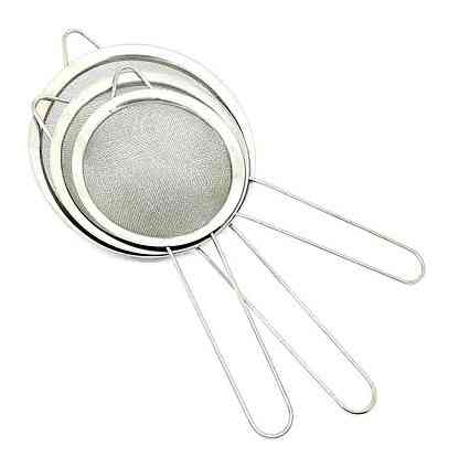 Сито металлическое набор 3шт БОЛЬШОЙ /диаметры 15см 17,5см 19,5см (size 20см) Днепр