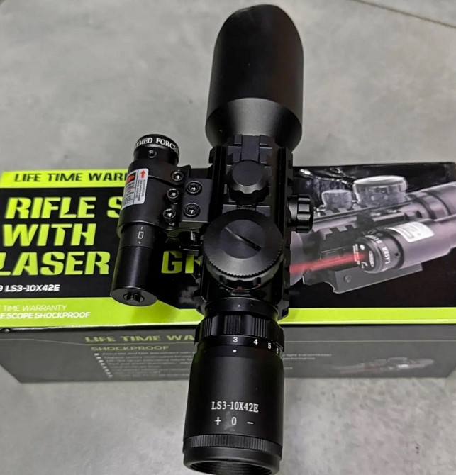 Оптичний приціл для АК усіх серій 3-10x42E з ЛЦВ. Київ - фото 5