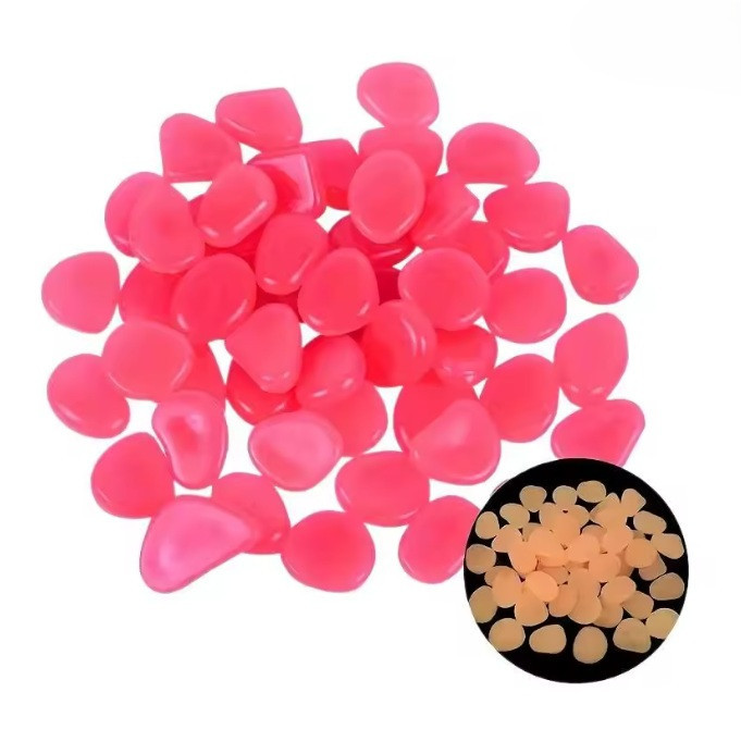 Люмінесцентні камінці що світяться в темряві для декору та акваріума Київ - фото 5