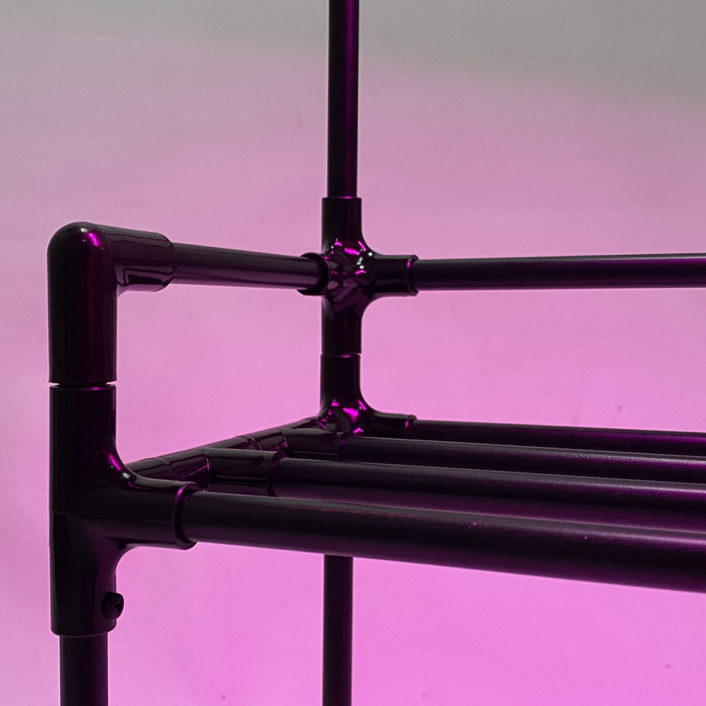 Підставка для квітів на підвіконня Lucia Bicolor з фітолампою. Полиця для квітів на вікно Борисполь - изображение 10