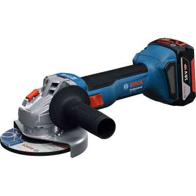 Шлифовальная машина Bosch GWS 18V-8 125мм, 18В, 1x4Ah, 0-11000об/мин, 1.6кг, кейс (0.601.9N9.021) Винница