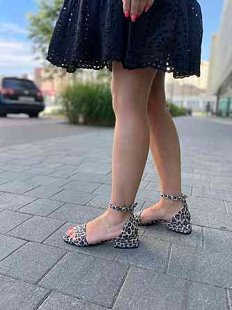 KATI SHOES Босоніжки жіночі леопардові світлі KATI SHOES 231, натуральна шкіра / Шкіряні босоні Коломия