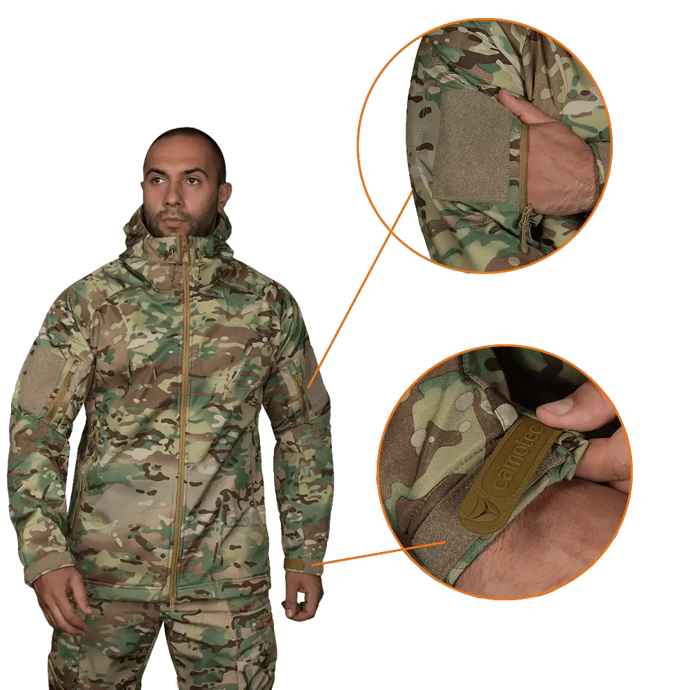 Куртка мужская теплая CM Stalker SoftShell (Мультикам) S Киев - изображение 3