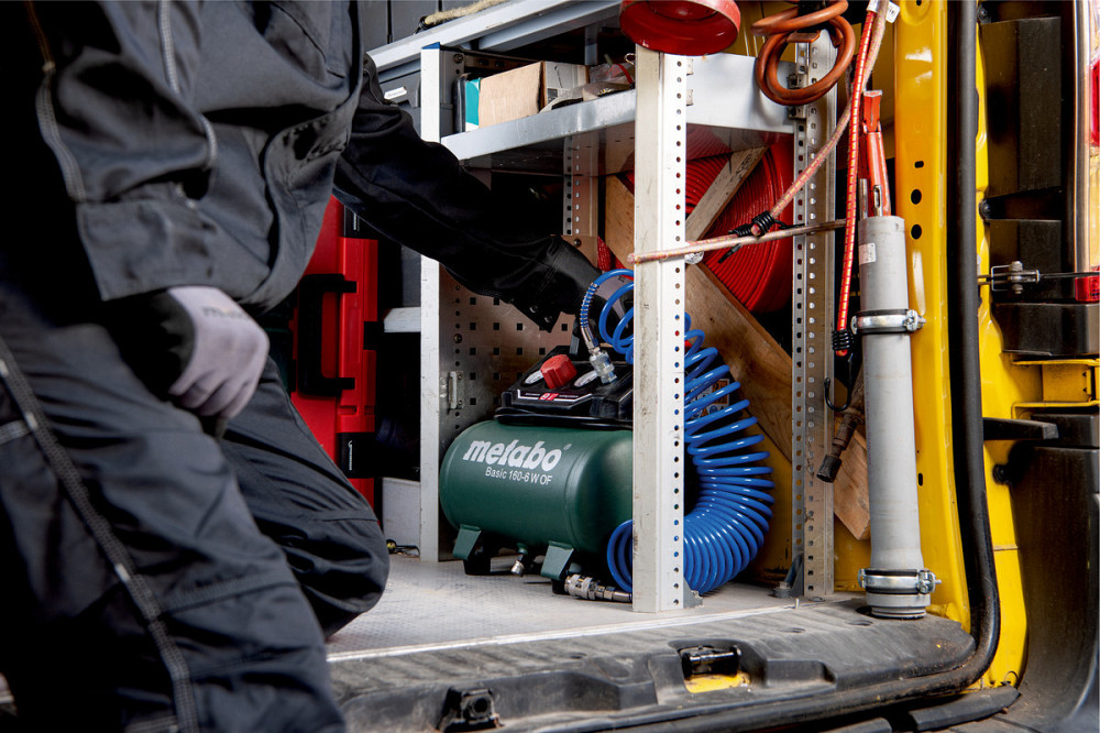 Компресор переносний Metabo Basic 160-6 W OF (601501000): 160 л/хв., 900Вт, 6 бар Київ - фото 8