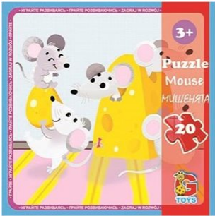 Пазли ТМ "G-Toys" із серії "Домашні улюбленці", 20 ел., шт Київ