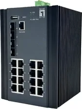 Комутатор Level One IGU-2071 Przełącznik LevelOne 20x GE IGU-2071 16x 1GbE, 4x 2.5GbE SFP sw Київ