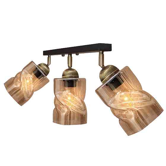 Светильник потолочный MSK Electric Tornado поворотный под три лампы PL 202415-3 BK Одесса