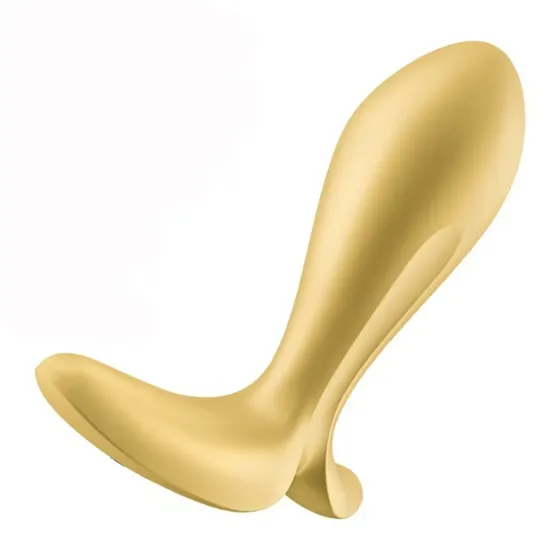 Анальная смарт-пробка с вибрацией Satisfyer Intensity Plug, золотой Sex Aura Киев
