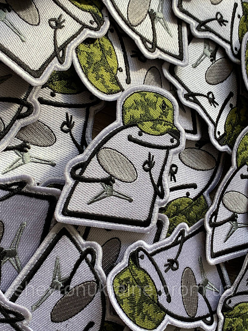 Шеврон флорк связист (Форма контурная. На липучке) Размер 9x7.7см Киев - изображение 2