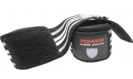 Бинти на лікоть Power System PS-3600 Elbow Wraps Grey/Black(пара) Киев