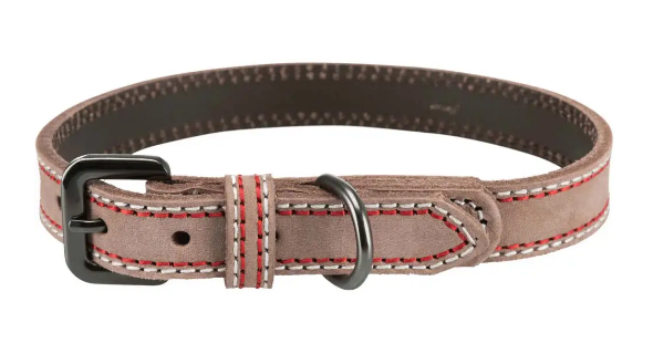 Нашийник шкіряний Trixie "Native" M: 36-43 см / 20 мм (капучино) Вінниця - фото 1