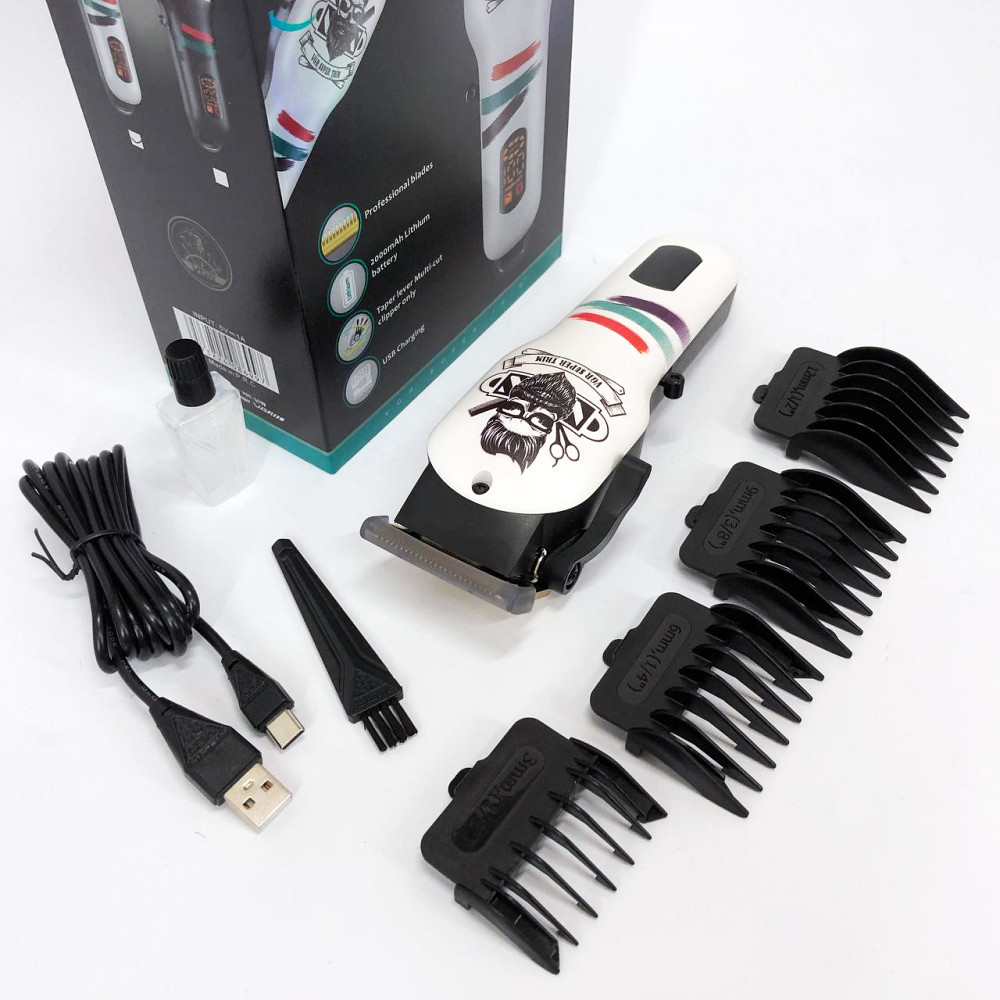 Професійна акумуляторна машинка Акумулятор, Машинка для стрижки з потужним акумулятором YM-50 Львів - фото 4