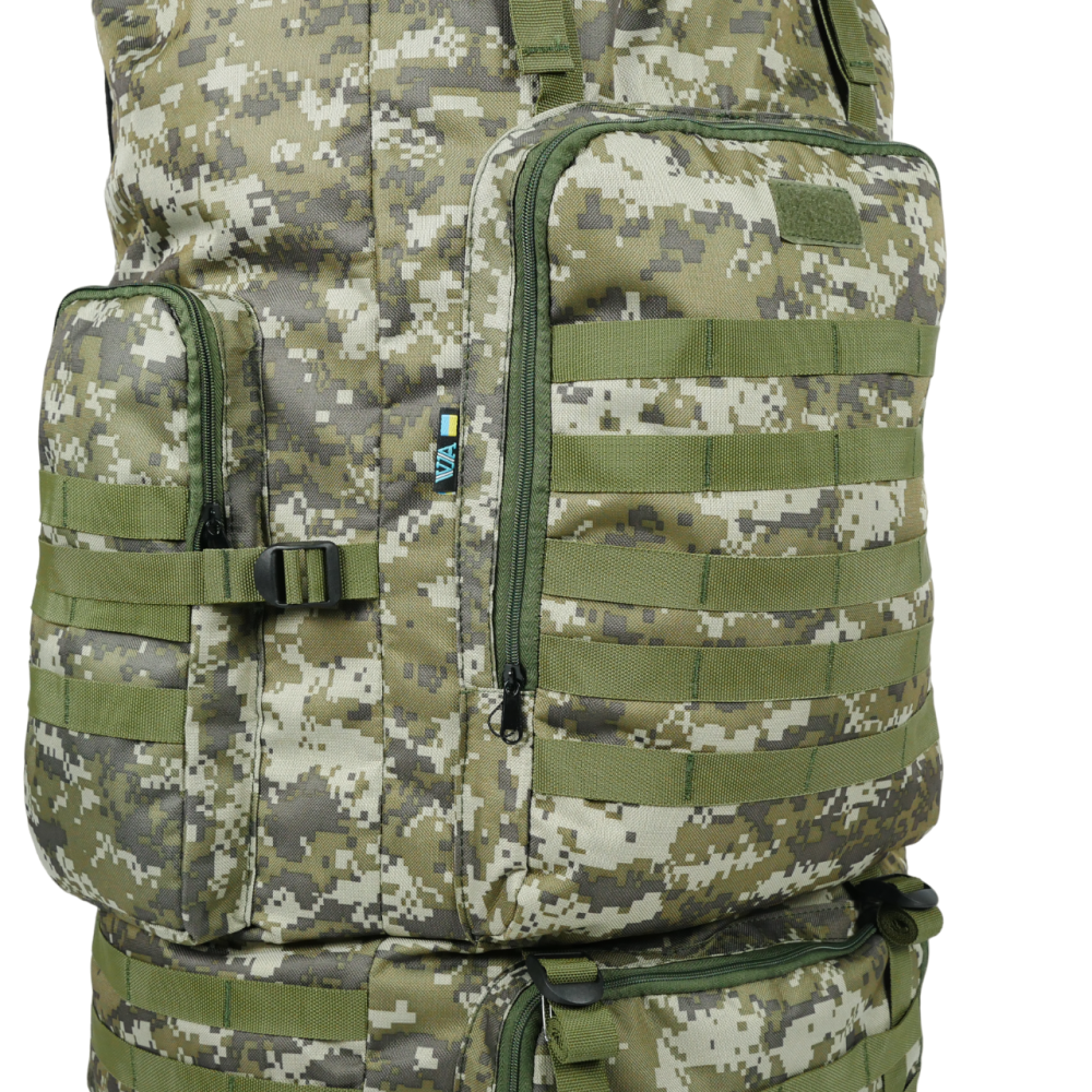 Тактичний рюкзак 100 л піксель. Похідний тактичний рюкзак на 100 літрів, великий військовий рюкзак Київ - фото 10