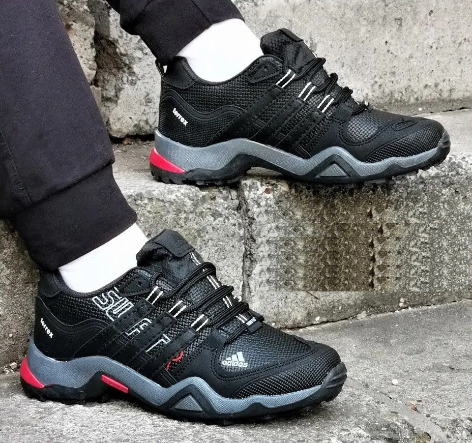 Термо Кросівки Adidas Terrex Чоловічі Чорні Адідас Терекс Єврозима Gore-Tex (розміри: 41,42,43,44) Дніпро - фото 1