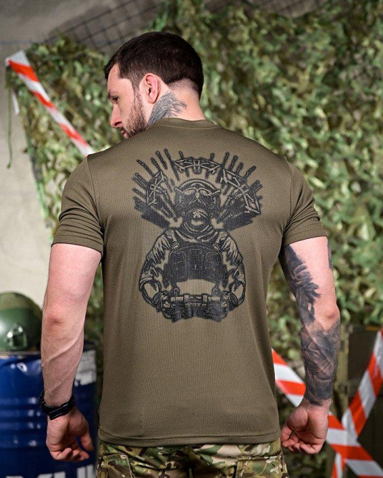 Тактична потовідвідна футболка Dron oliva ПП7636 Одеса - фото 1