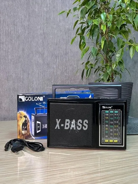 Радіоприймач Golon RX-177-LED з LED-підсвічуванням, FM/AM, портативний, акумуляторний Одеса - фото 5