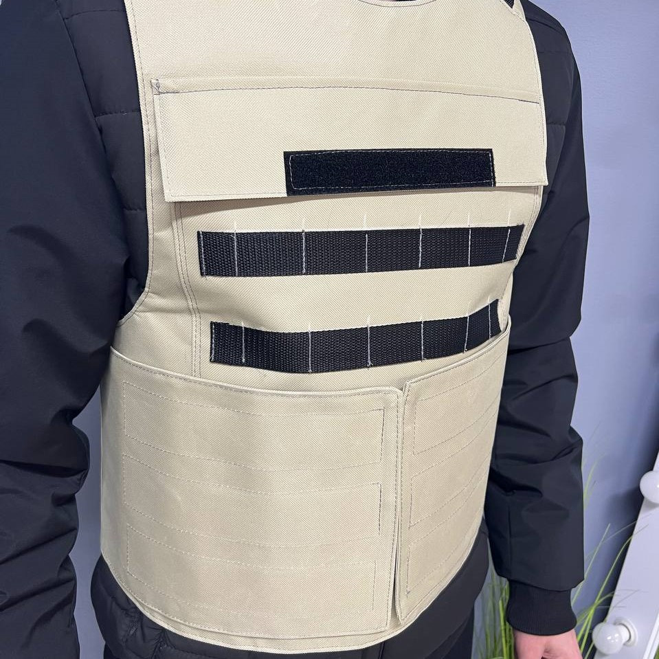 Плитоноска для військових, чохол для плит з розвантаженням військовий мілітарний з регулюванням, пісочнаMasterSem Київ - фото 4