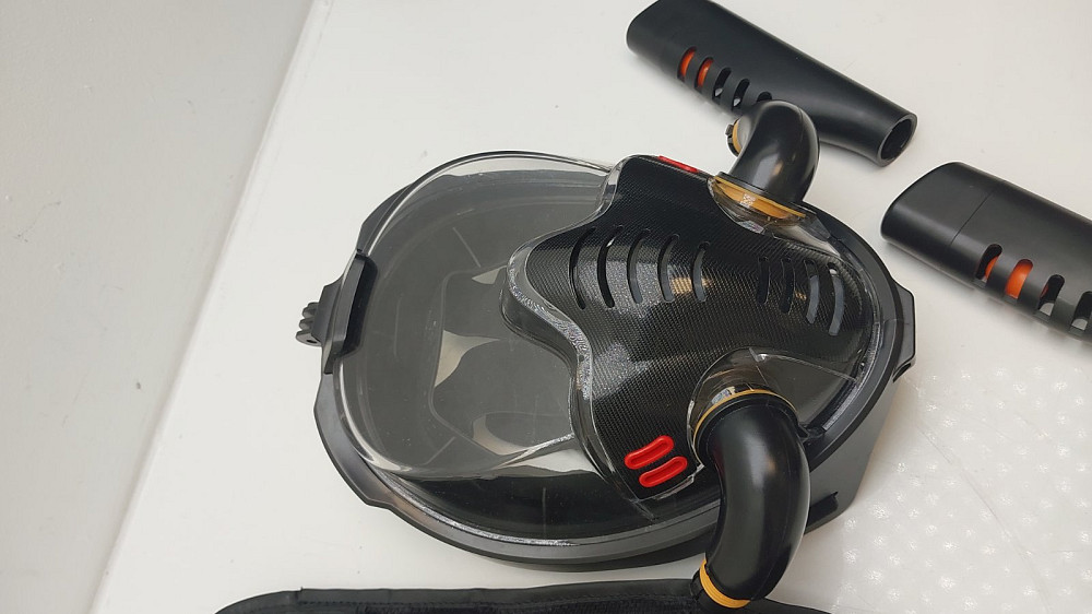 Повнолицева маска для снорклінгу з диханням через ніс HJKB (Б клас) Луцк - изображение 4