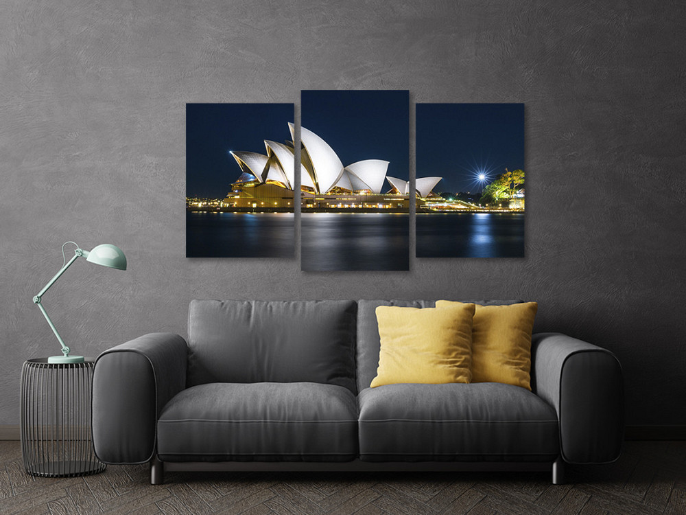 Модульна картина у вітальню/ спальню Нічна Опера    Art-548_3 Київ - фото 3