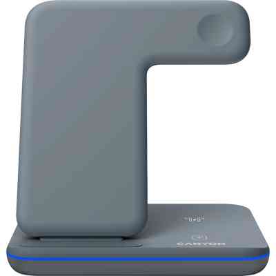 Зарядное устройство Canyon WS-303, 3in1 Wireless Dark Grey (CNS-WCS303DG) Винница