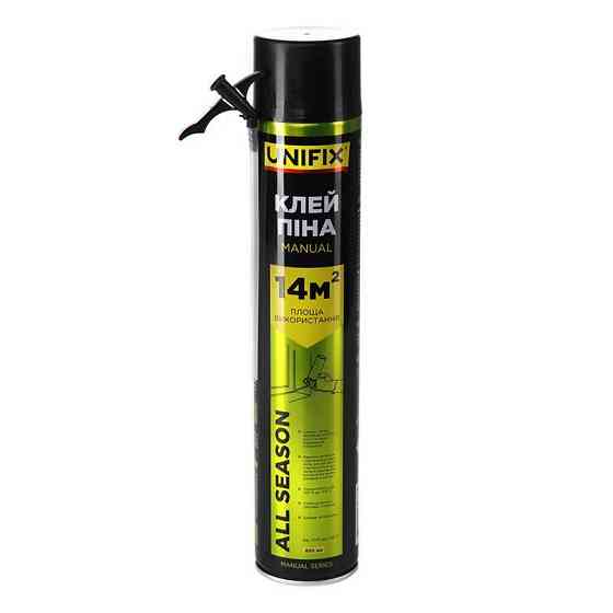 Піна-клей ручна 14 м2 UNIFIX 850мл Харків