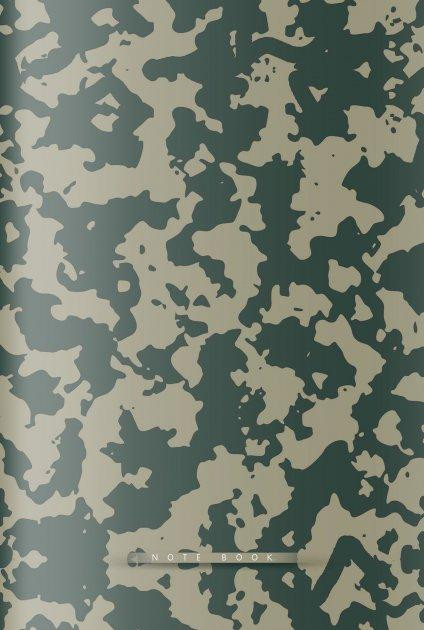 Книга канцелярська A4/96 арк."Аркуш""Камуфляж" # офсет, м'яка обкл., 1В2441, шт Київ - фото 1