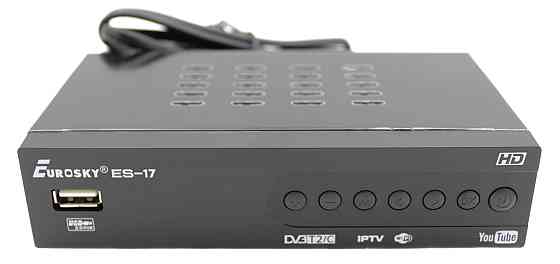 ТВ-приймач тюнер Eurosky ES-17 / металевий корпус / DVB-T 2 (Гарантія 1 рік) Дніпро