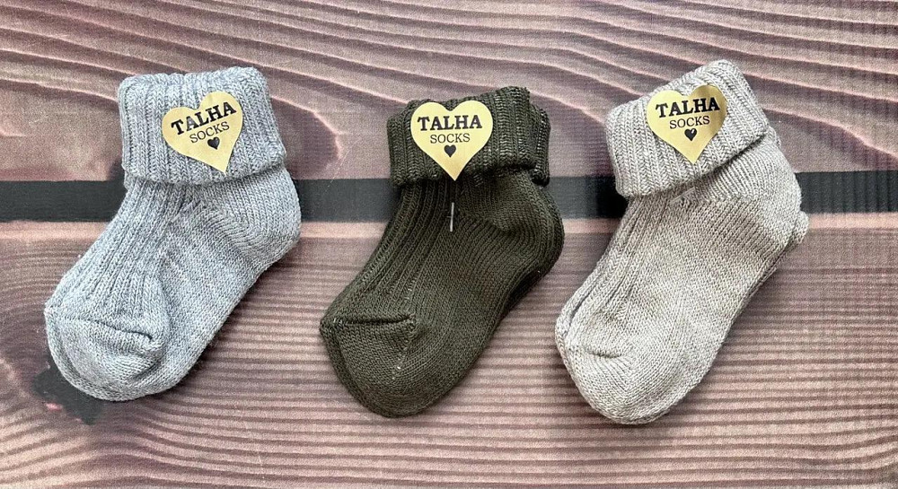 Набор теплых носков для новорожденных размер 8-10 (0-6 месяцев) Turkiz textil Разные цвета 3 Кривой Рог - изображение 2