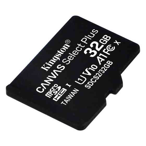 Картка пам'яті Kingston microSDXC + SD adapter SDCS2/32GB Canvas Select Plus 100R A1 C10 Николаев