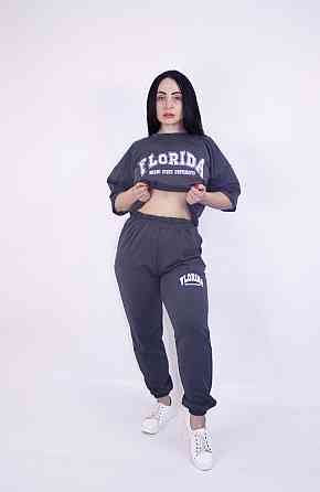 Жіночий літній спортивний костюм Сірий XL-2XL Харків
