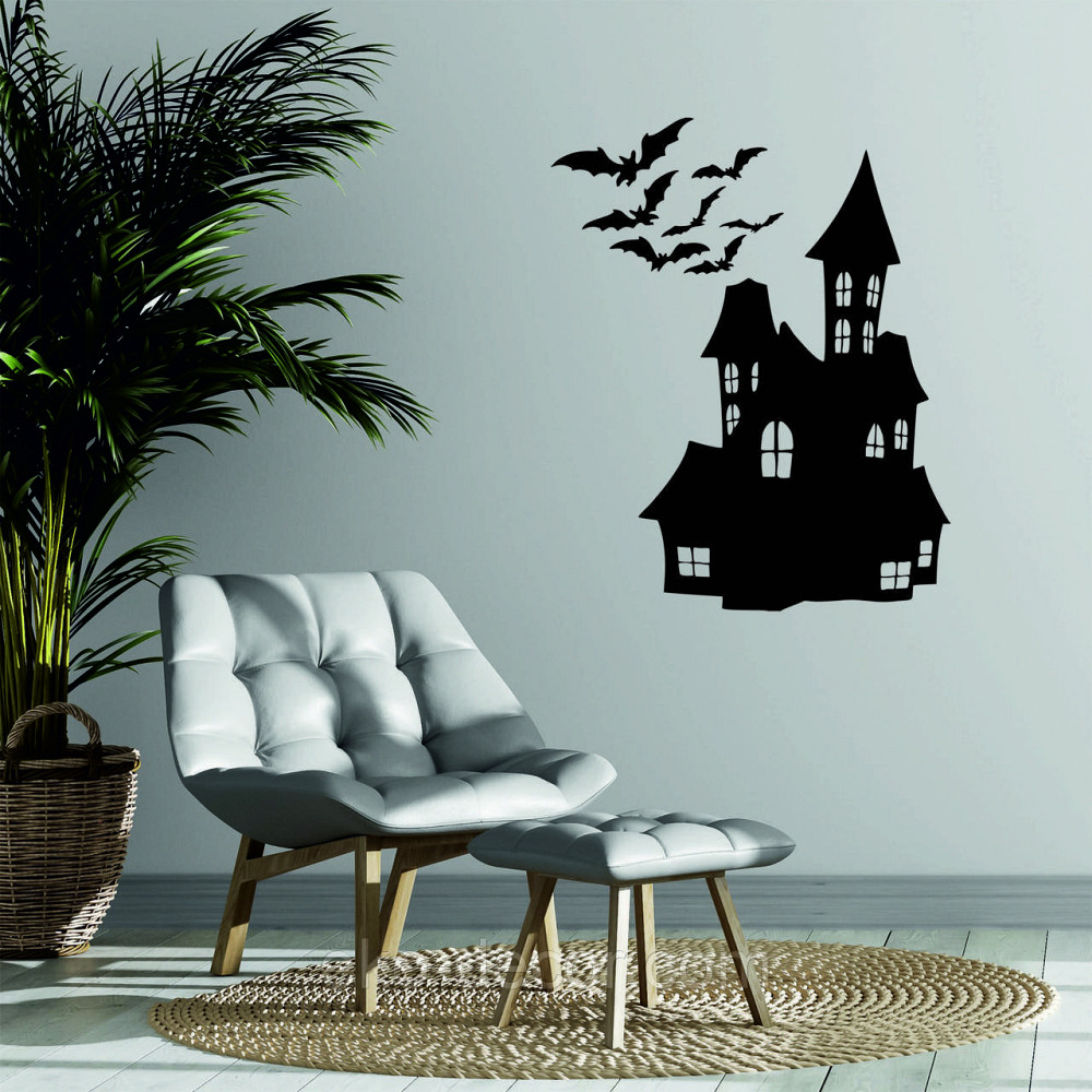 Декоративне настінне Панно «Замок», Декор на стіну 70*53 см, Чорний Київ - фото 3