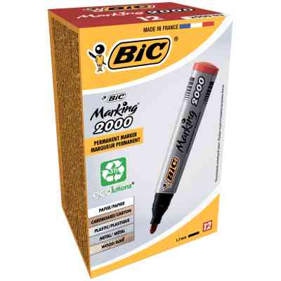 Маркер Bic перманентний, червоний (bc8209133) Вінниця