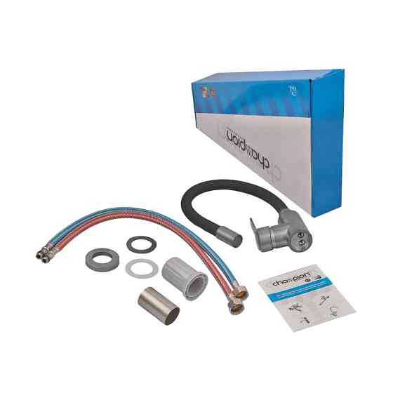 Кухонный смеситель Champion EZA-011 Graphite REFL.Black с черным силиконовым изливом из нержавеющей стали (MX9555) Харьков