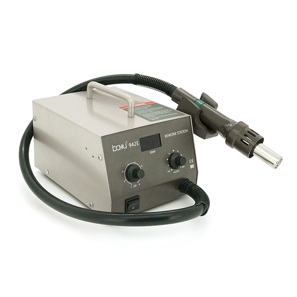 Паяльная станция BAKU BA-942E с цифровой индикацией на фен и паяльник, DC:110-240V, 4A,700W, 2,5 кг Киев - изображение 1