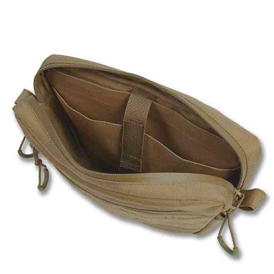 Сумка-напашник M Kiborg GU Cordura Coyote. Сумка напашник койот с велкро панелью Киев