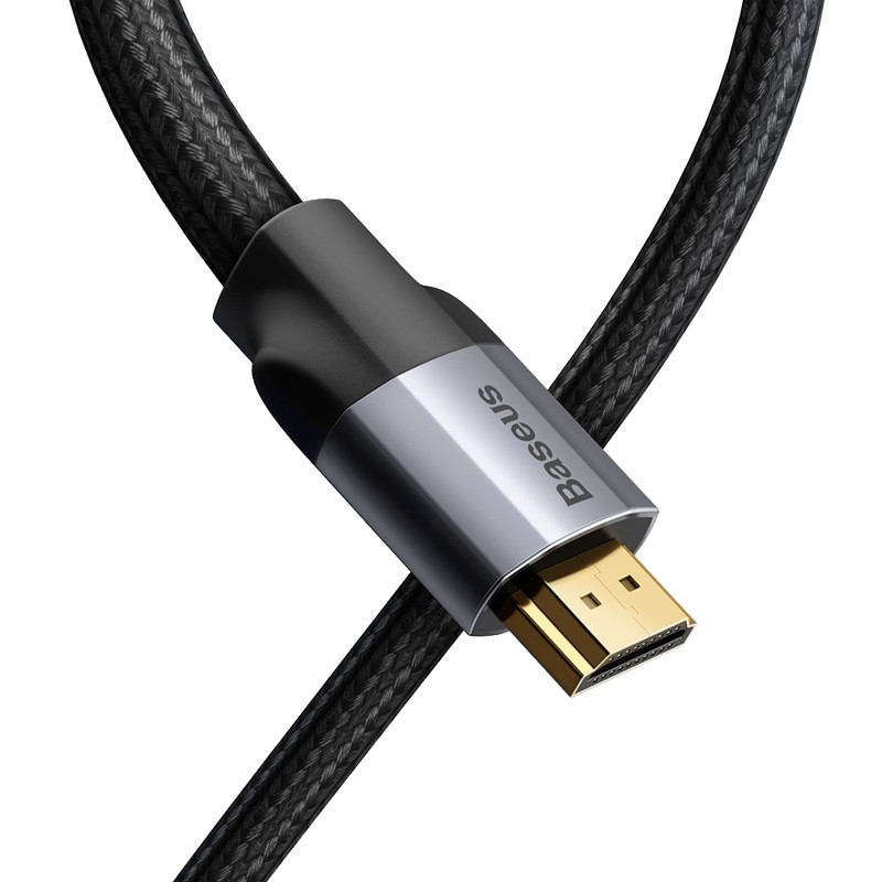 HDMI кабель Baseus CAKSX-E0G з підтримкою FullHD/4K video resolution (Чорний, 5м) Николаев - изображение 4