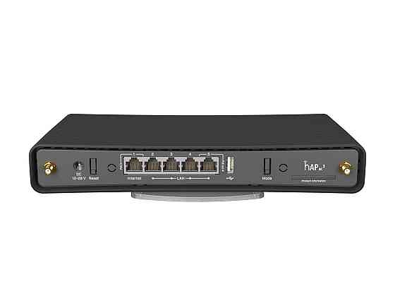 Бездротовий маршрутизатор Mikrotik hAP AC3 (RBD53iG-5HacD2HnD) Black Харків