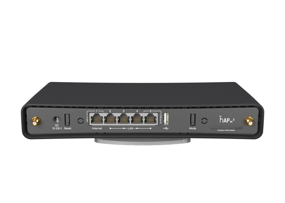 Бездротовий маршрутизатор Mikrotik hAP AC3 (RBD53iG-5HacD2HnD) Black Харків - фото 2