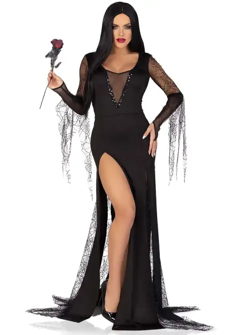 Еротичний костюм Мортіші Аддамс Leg Avenue Sexy Spooky Morticia M Львів - фото 4