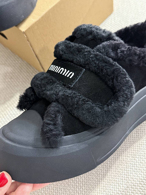 Кеди жіночі Hengji 15-1 з хутром та опушкою на липучці чорні , 36, 23 см Київ - фото 16