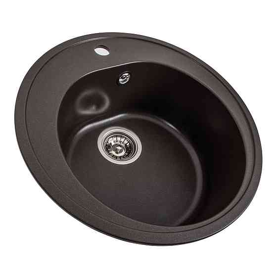VALESO Гранітна мийка для кухні VALESO LUNA 510 матова Темна скеля Киев