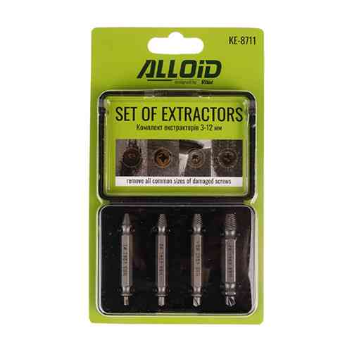 Alloid. Комплект екстракторів. 3-12 мм. Одесса