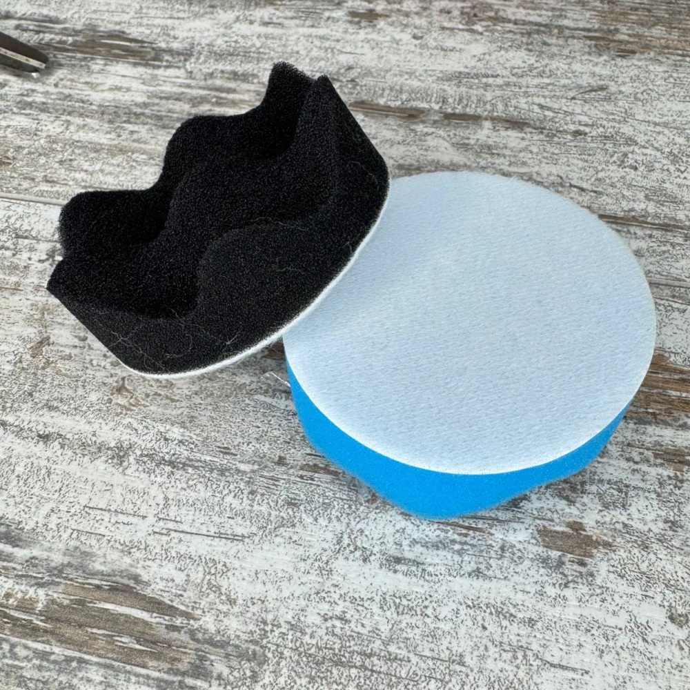 Набор полировальных насадок 6шт и диск 7.5см для шлифовки авто дрелью Киев - изображение 3