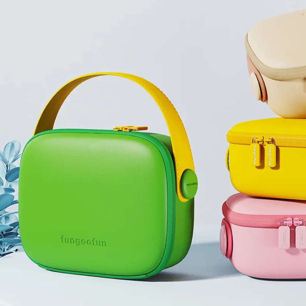 Косметичка Fungoofun силіконова б'юті-чемодан для косметики та аксесуарів, сумочка з ручкою на блискавці, зелена Кам'янець-Подільський - фото 3