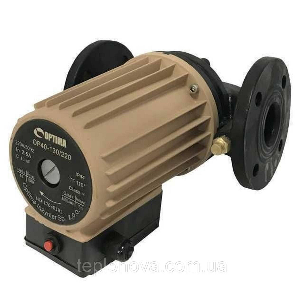 Насос циркуляційний фланцевий Optima OP40-130 220 мм + кабель із виделкою! Чернівці - фото 2