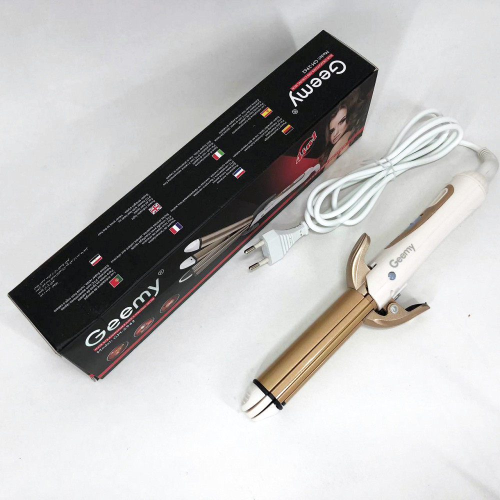 Праска плойка щітка для випрямлення волосся GEMEI, Праска-випрямляч потужна, Професійна праска AF-18 Івано-Франківськ - фото 2