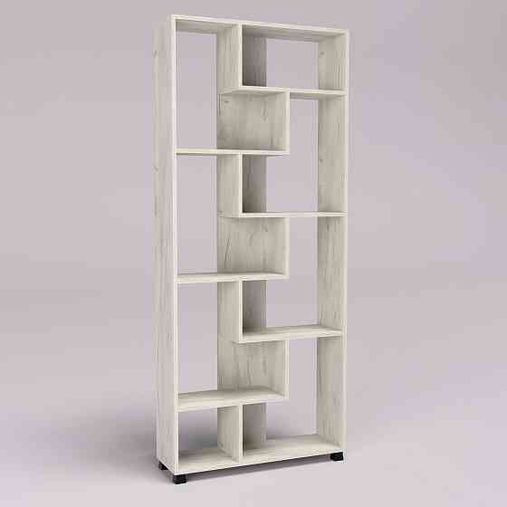 Стеллаж ОС-4, Дуб Крафт Білий, 800/250/1900 Львов