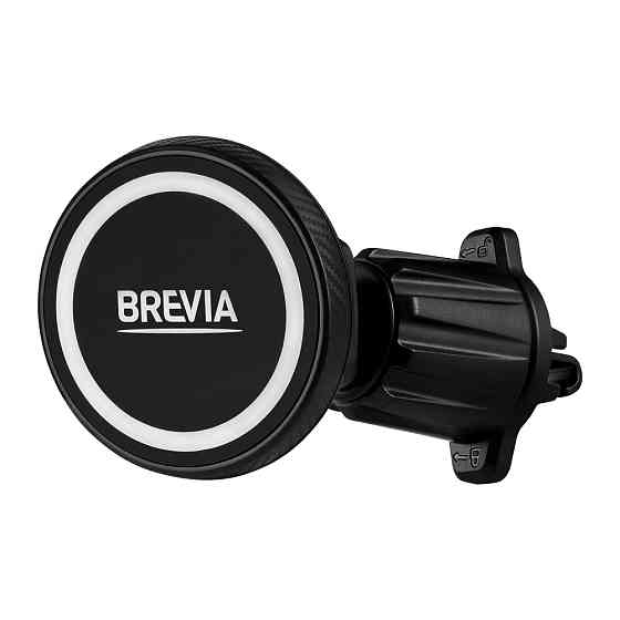 Тримач телефону автомобільний Brevia AirVent Ultra MagCircle на дефлектор, магнітний Magsafe Львів