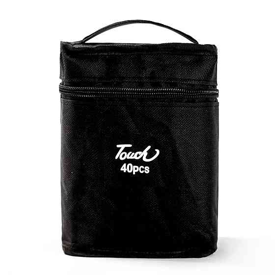 Маркери двосторонні для ескізів і скетчів на спиртовій основі Touch 40 кольорів, Фломастери для юних художників Кам'янець-Подільський