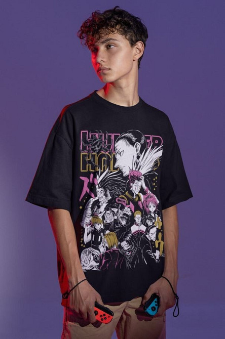 Футболка з аніме принтом Пхантом Троупе Схіртс Аніме оверсайз (S/M/L) Чорний AnimeJ1012 Дніпро - фото 3